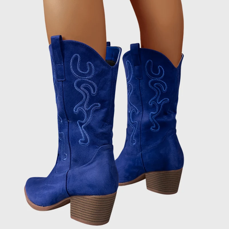 Jolene | Auffällige Western Cowboystiefel mit Weiter Wadenweite