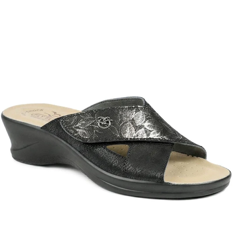 Flyflot Adjustable Fasten Mule Sandals - FLY43019 / 328 645