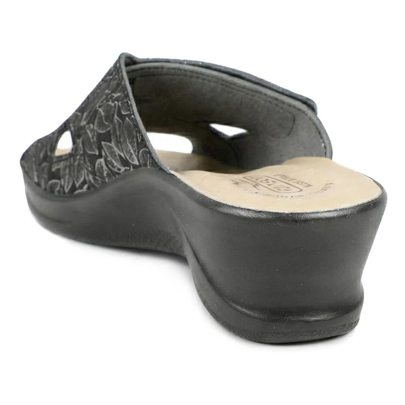 Fly Flot Adjustable Fasten Mule Sandals - FLY43019 / 328 645 - Black