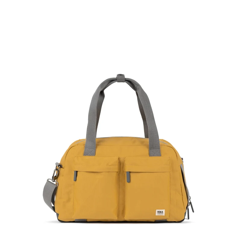 ROKA Kleine Tasche Gatwick aus recyceltem Canvas - Flachs