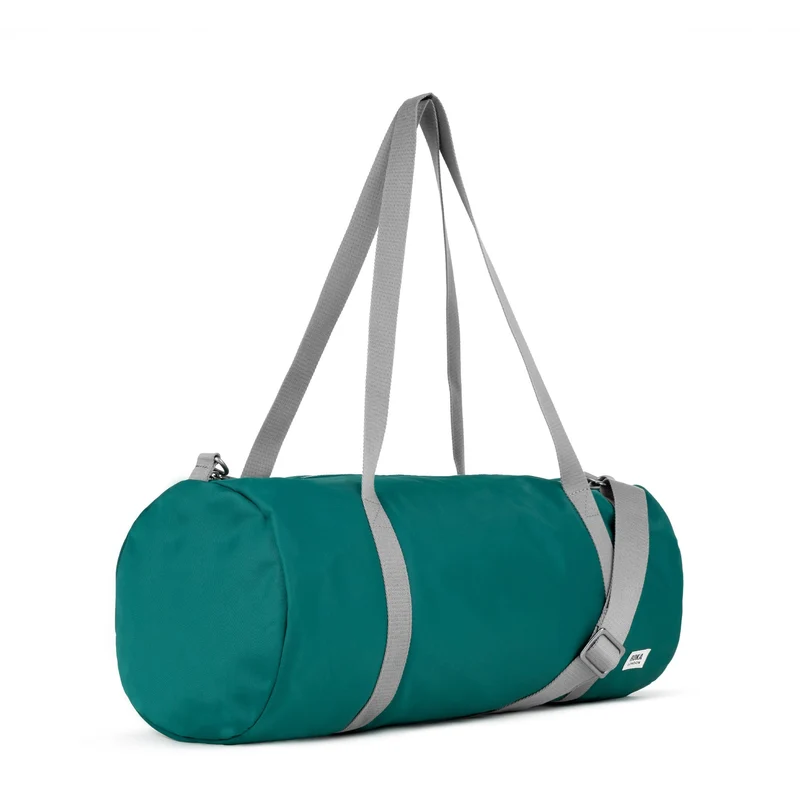 ROKA Mittelgroße Tasche City aus recyceltem Nylon - Blaugrün