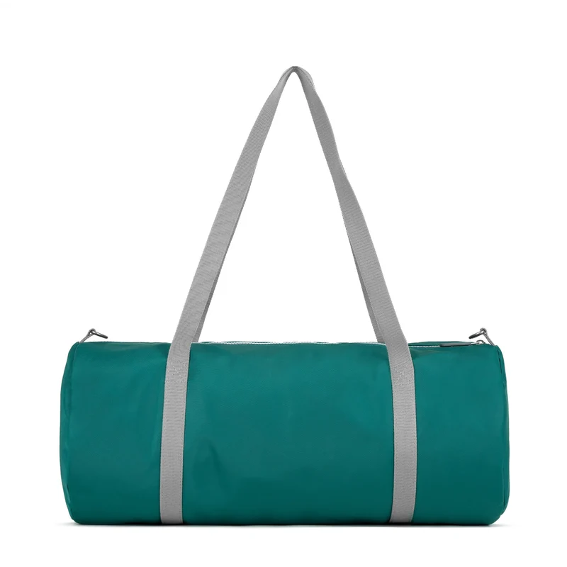 ROKA Mittelgroße Tasche City aus recyceltem Nylon - Blaugrün