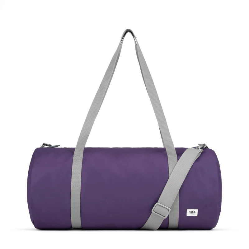 ROKA Mittelgroße Tasche City aus recyceltem Nylon - Majestätische Lila