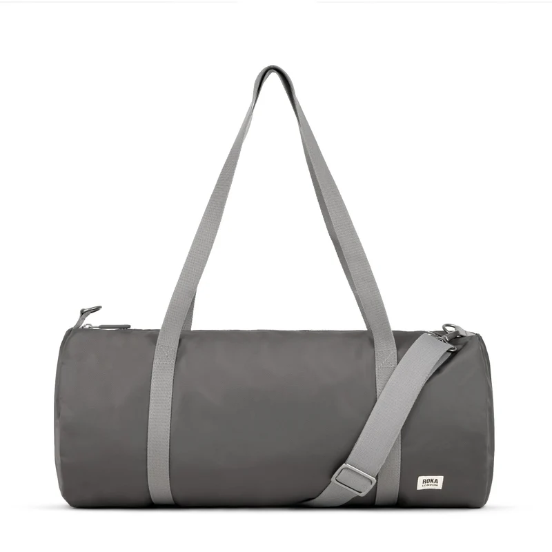 ROKA Mittelgroße Tasche City aus recyceltem Nylon - Graphit