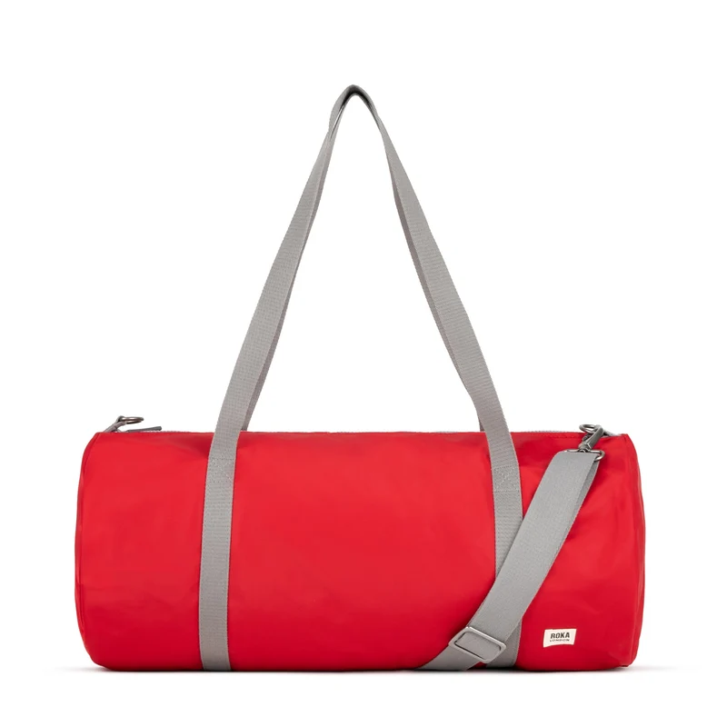 ROKA Mittelgroße Tasche City aus recyceltem Nylon - Cranberry