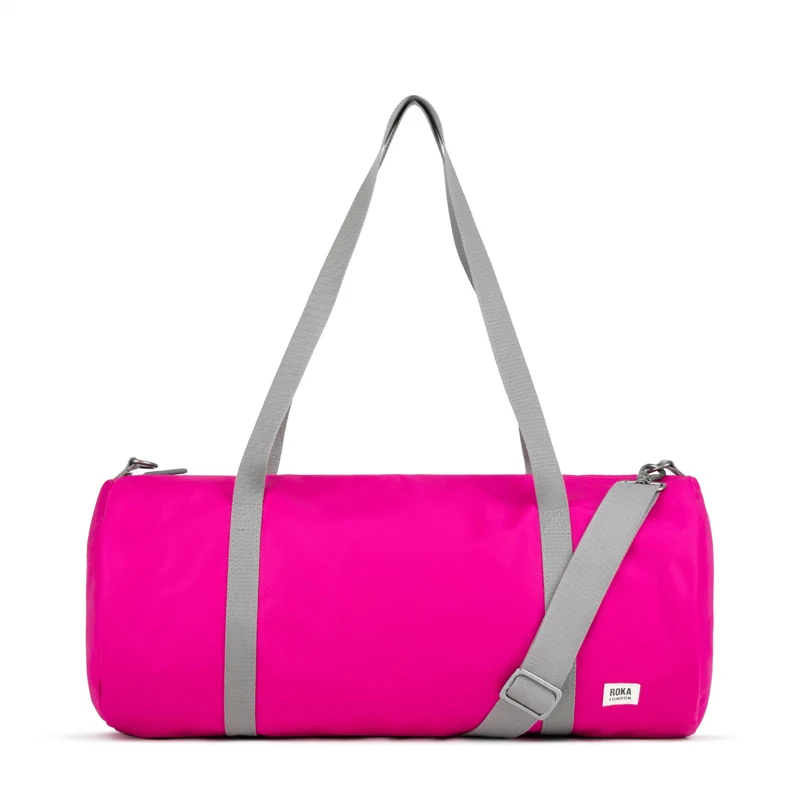 ROKA Mittelgroße Tasche City aus recyceltem Nylon - Bonbon