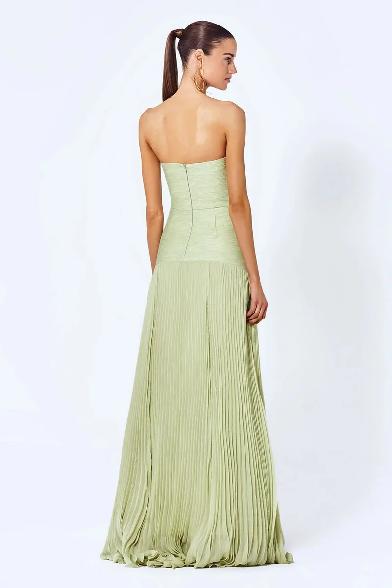 LETHEREN Elegantes Maxikleid