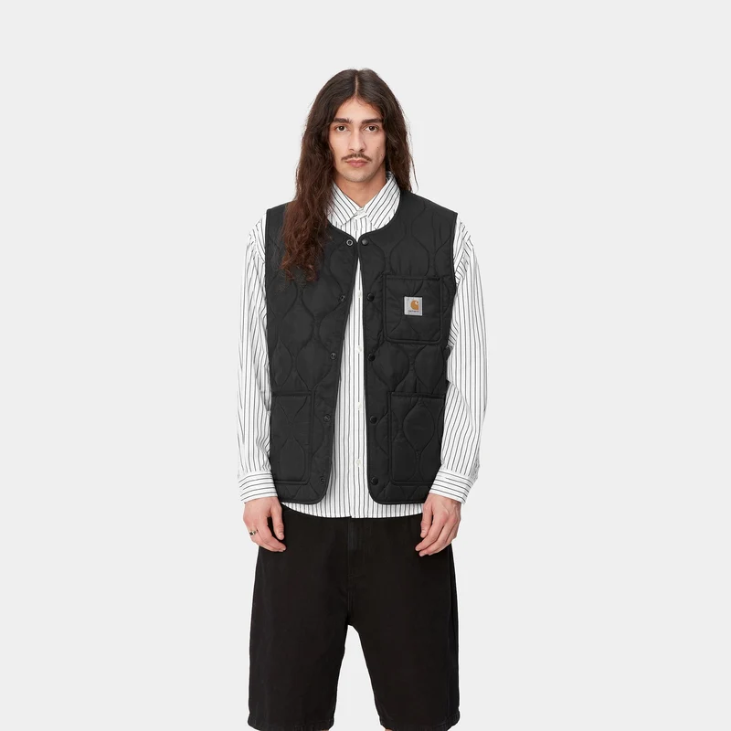 Carhartt WIP Herren Skyton Weste - Schwarz
