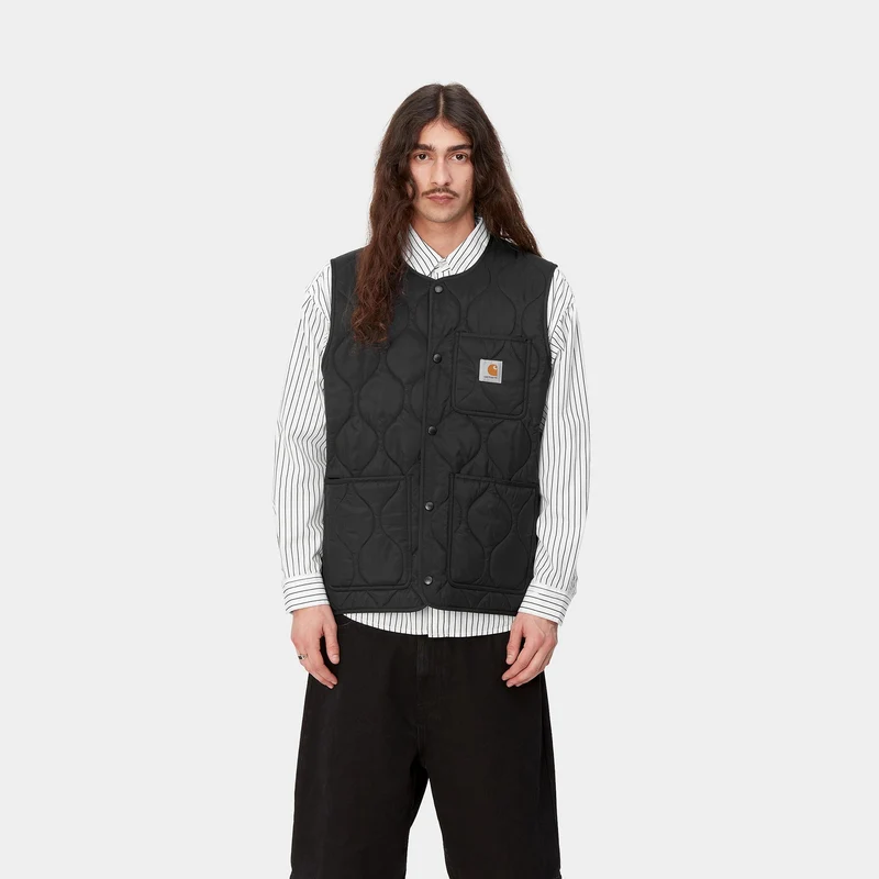 Carhartt WIP Herren Skyton Weste - Schwarz