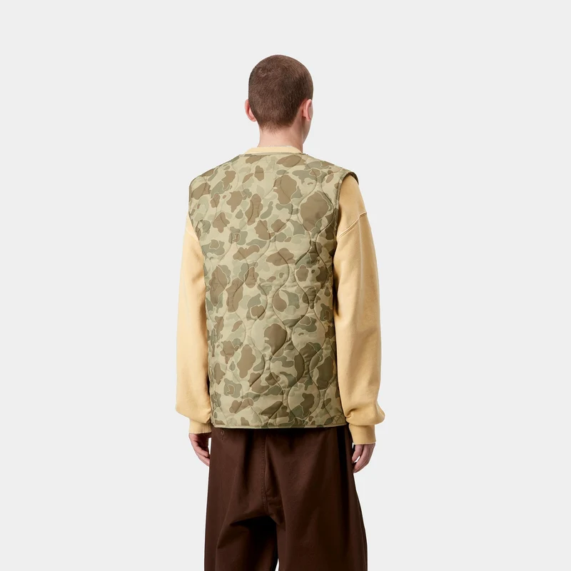Carhartt WIP Herren Skyton Weste - Camo Duck Desert