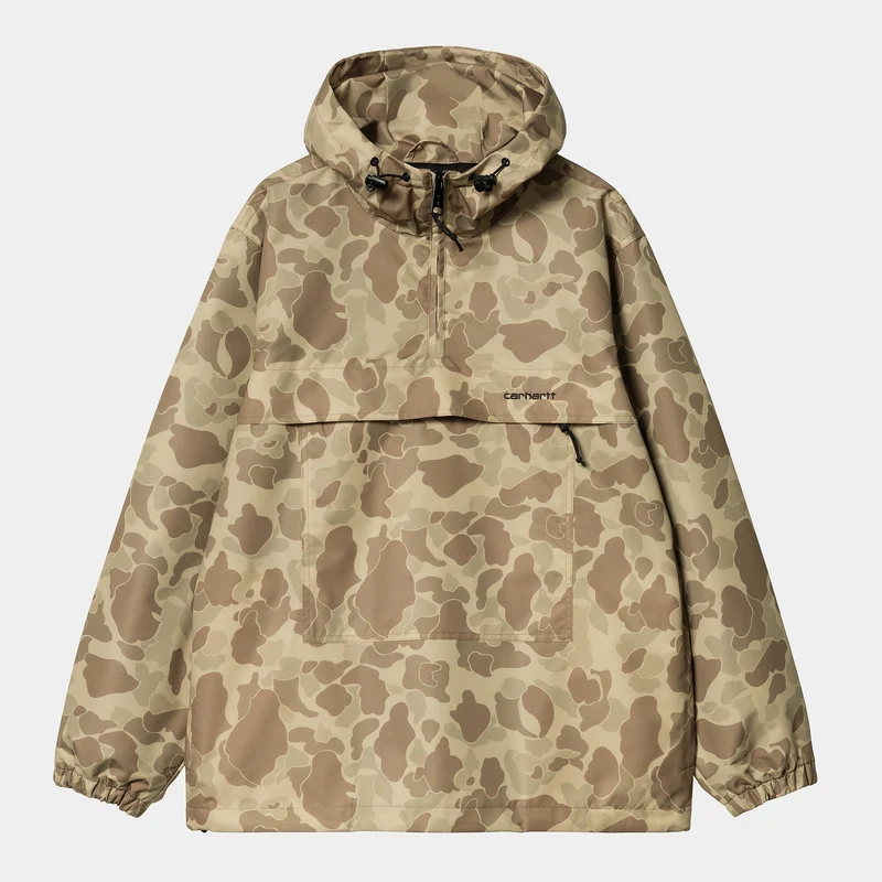 Carhartt WIP Herren Windbreaker Pullover Sommerjacke - Camo Duck Desert