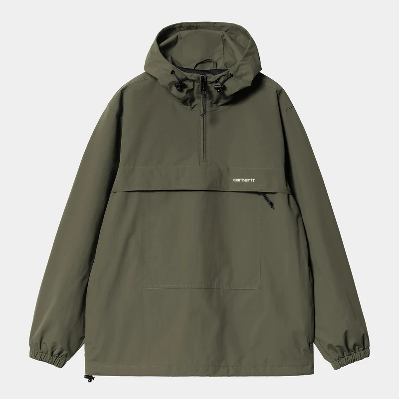 Carhartt WIP Herren Windbreaker Pullover Sommerjacke - Schildkröte / Weiß