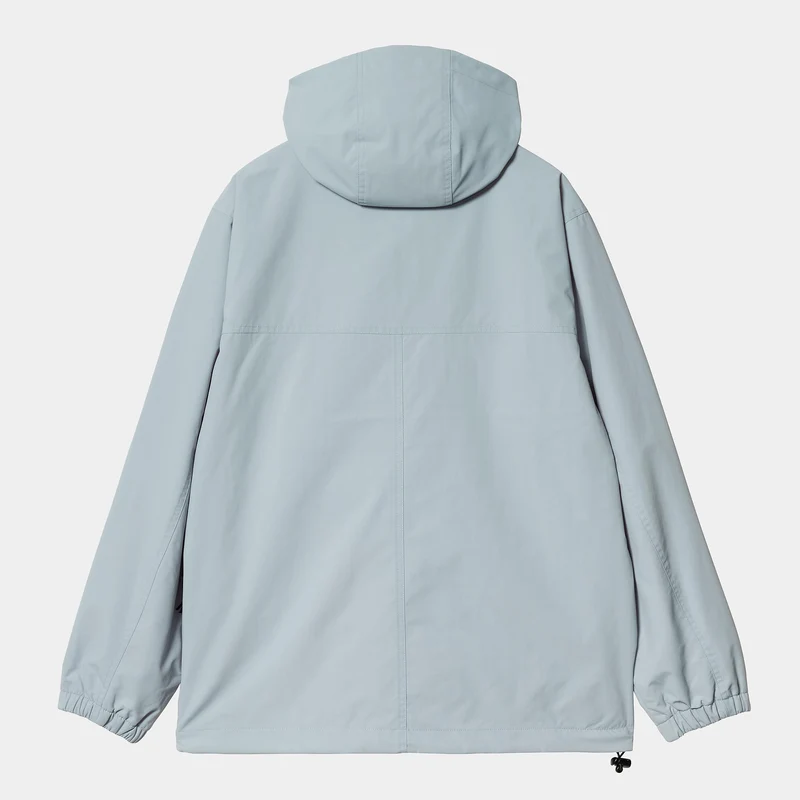 Carhartt WIP Herren Windbreaker Pullover Sommerjacke - Frosted Blau / Weiß
