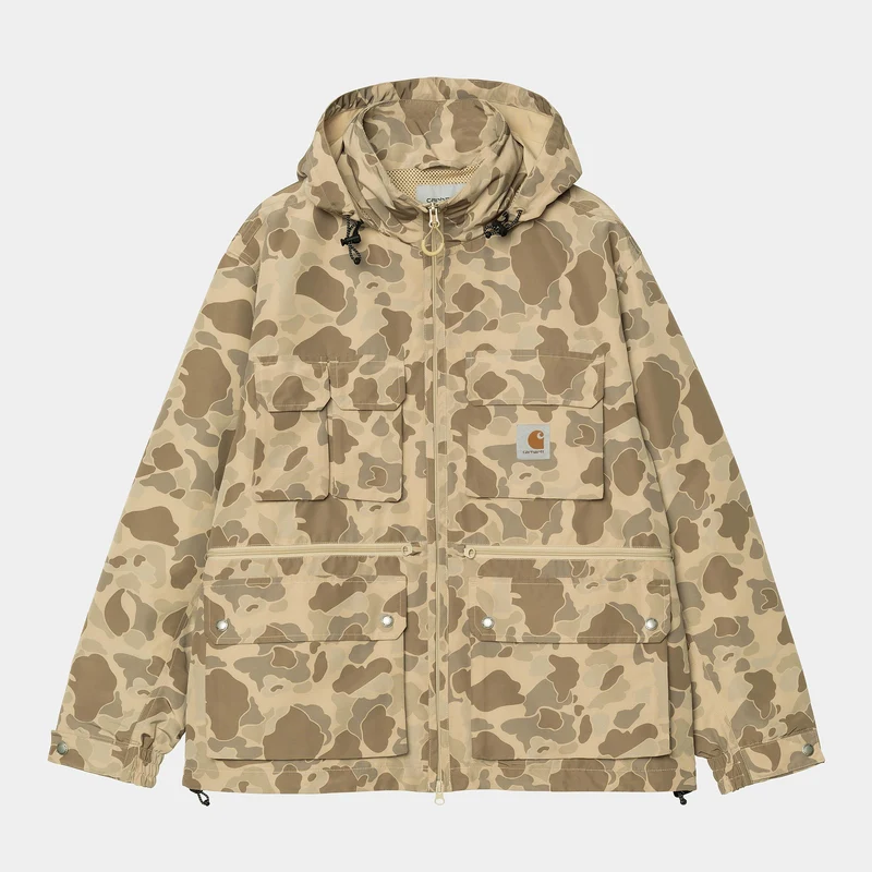 Carhartt WIP Herren Irwin Jacke - Camo Duck Desert