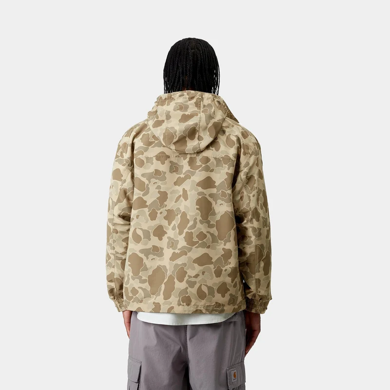 Carhartt WIP Herren Irwin Jacke - Camo Duck Desert