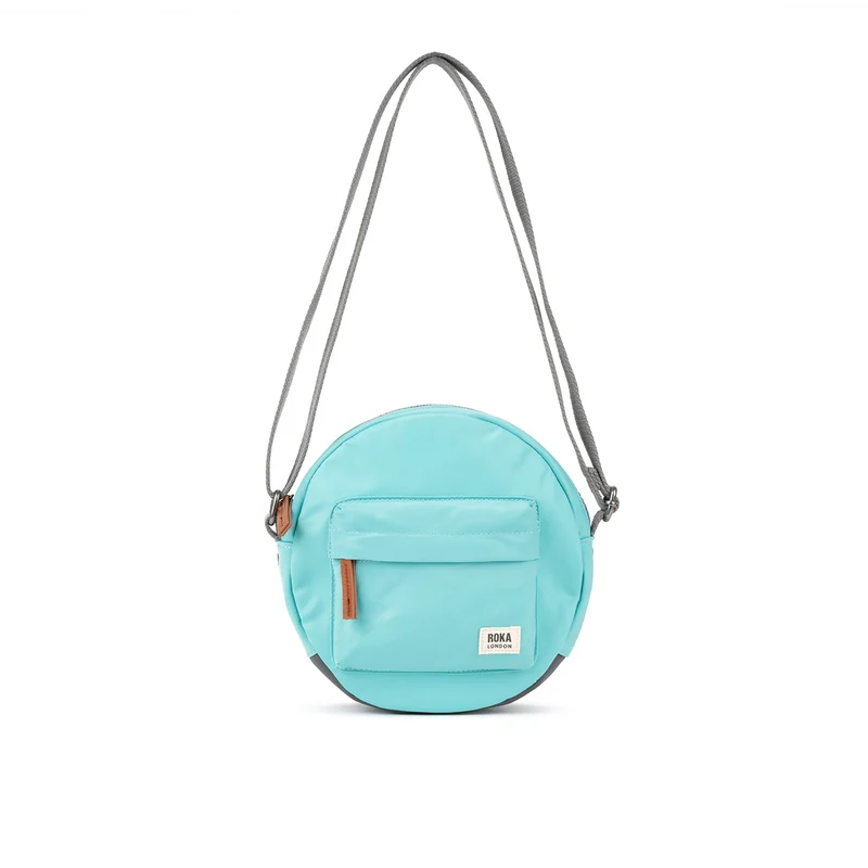 ROKA Paddington B Kleine Tasche aus recyceltem Nylon – Aquatic Awe