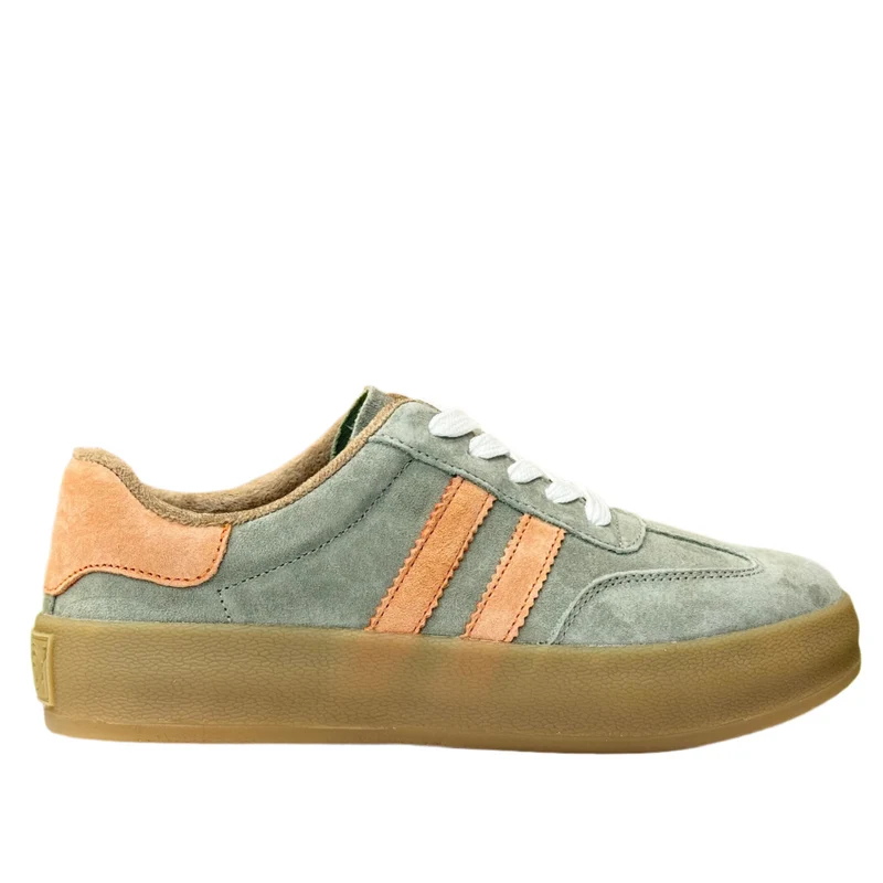Drilleys Damen-Sneaker Fifty - Moosgrün
