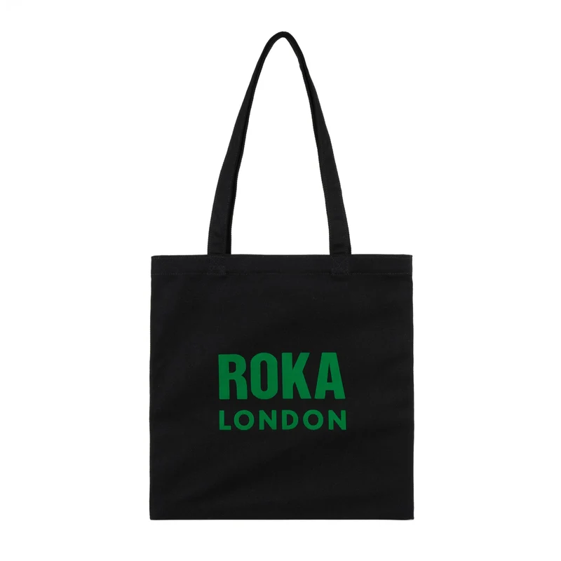 ROKA Notting Hill Baumwoll-Tragetasche - Schwarz
