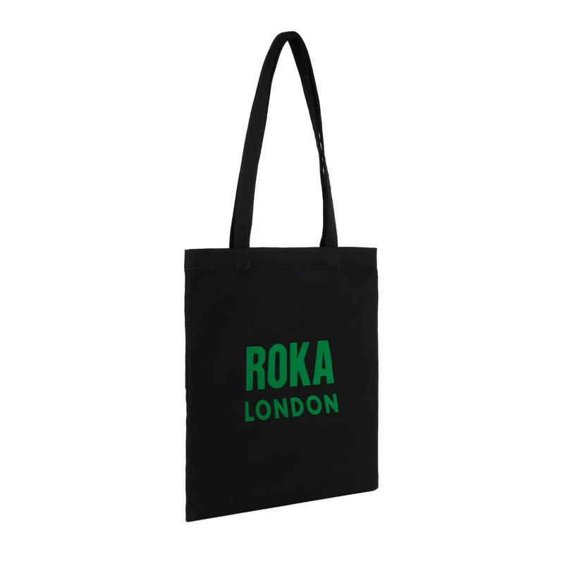 ROKA Notting Hill Baumwoll-Tragetasche - Schwarz