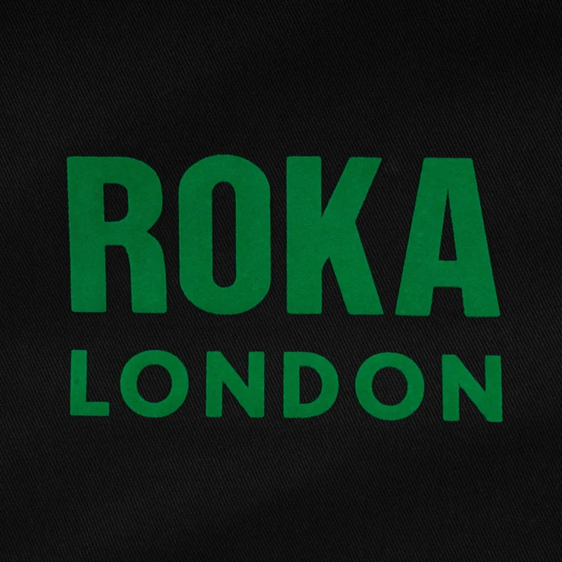 ROKA Notting Hill Baumwoll-Tragetasche - Schwarz