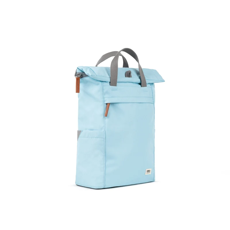 ROKA Finchley Eine mittelgroße Tasche aus recyceltem Canvas mit Eisgeschmack