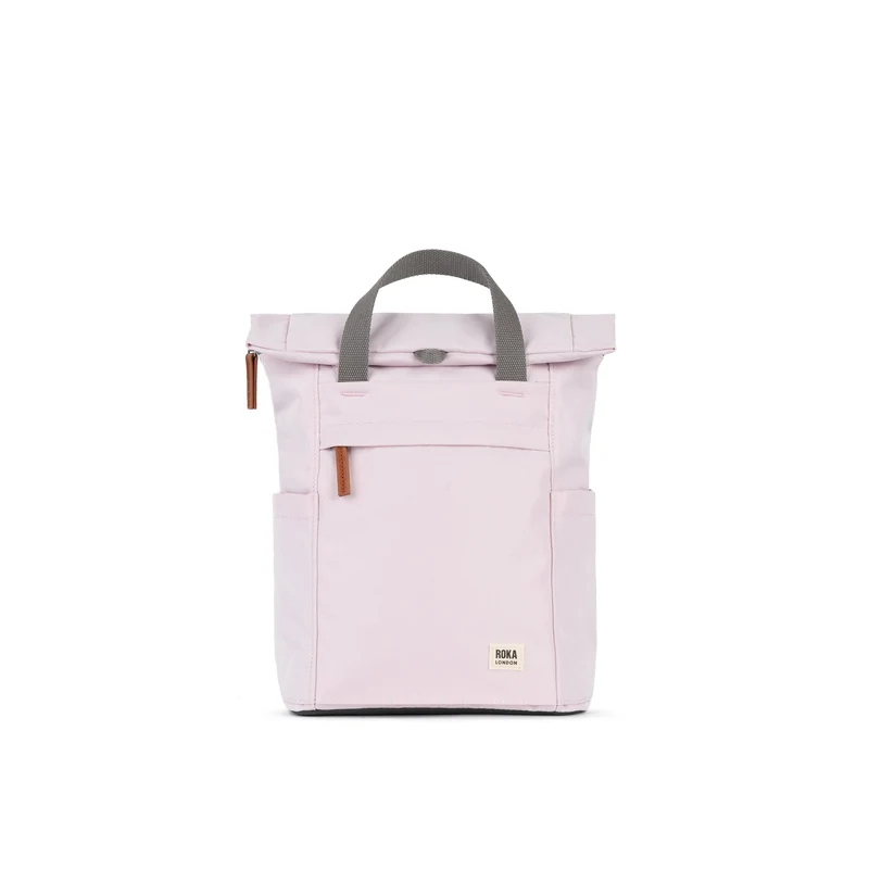 ROKA Finchley Eine transzendente kleine Tasche aus recyceltem Canvas in Pink