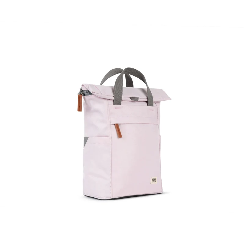 ROKA Finchley Eine transzendente kleine Tasche aus recyceltem Canvas in Pink