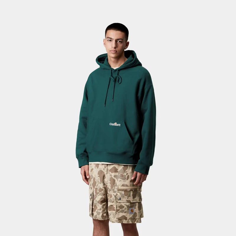 Carhartt WIP Sweatshirt mit Script-Print für Herren - Malachit