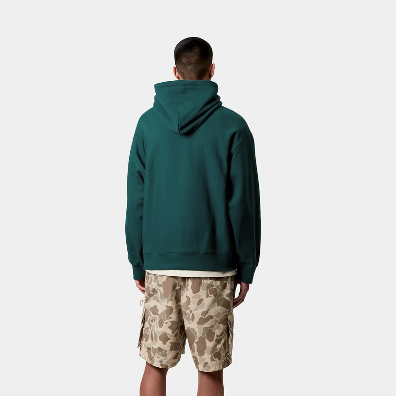 Carhartt WIP Sweatshirt mit Script-Print für Herren - Malachit