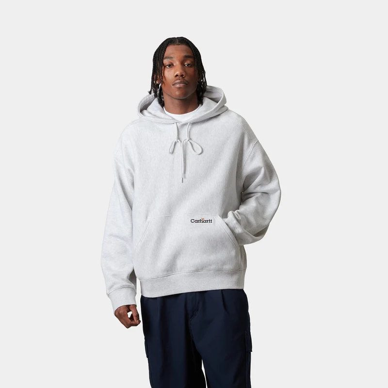 Carhartt WIP Sweatshirt mit Logo-Print für Herren - Ash Heather