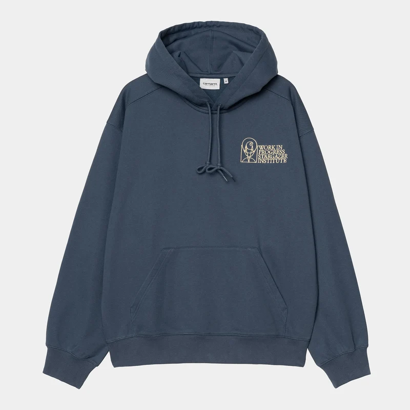 Carhartt WIP Herren Stargazer Kapuzenpullover - Altblau / Gelb