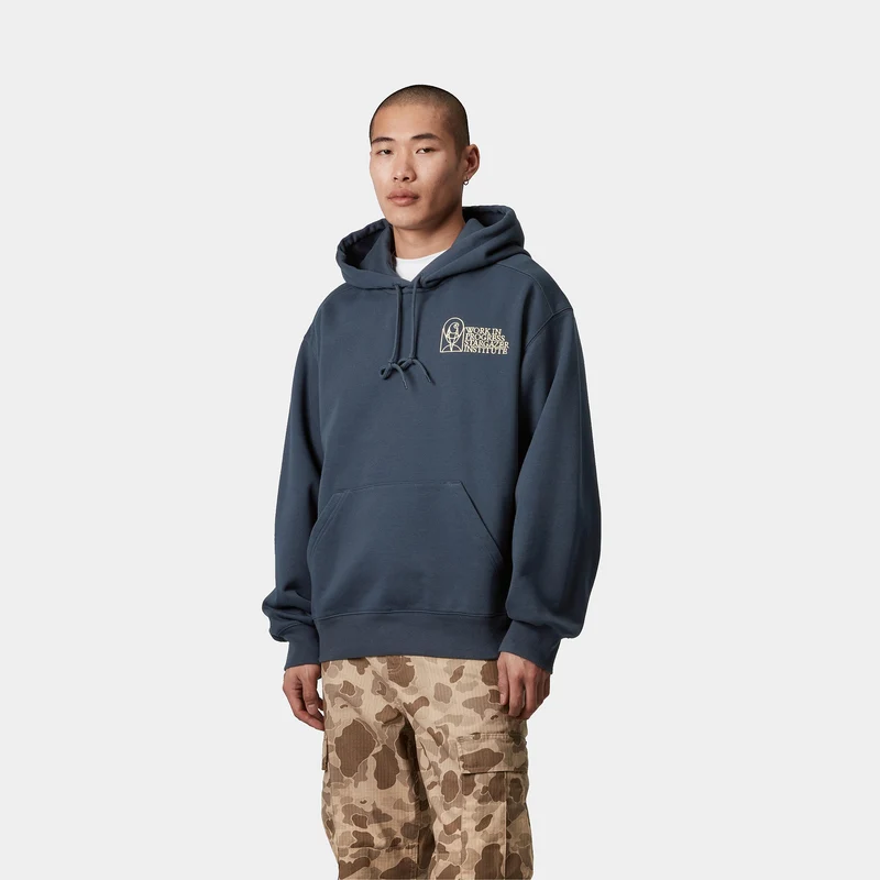 Carhartt WIP Herren Stargazer Kapuzenpullover - Altblau / Gelb