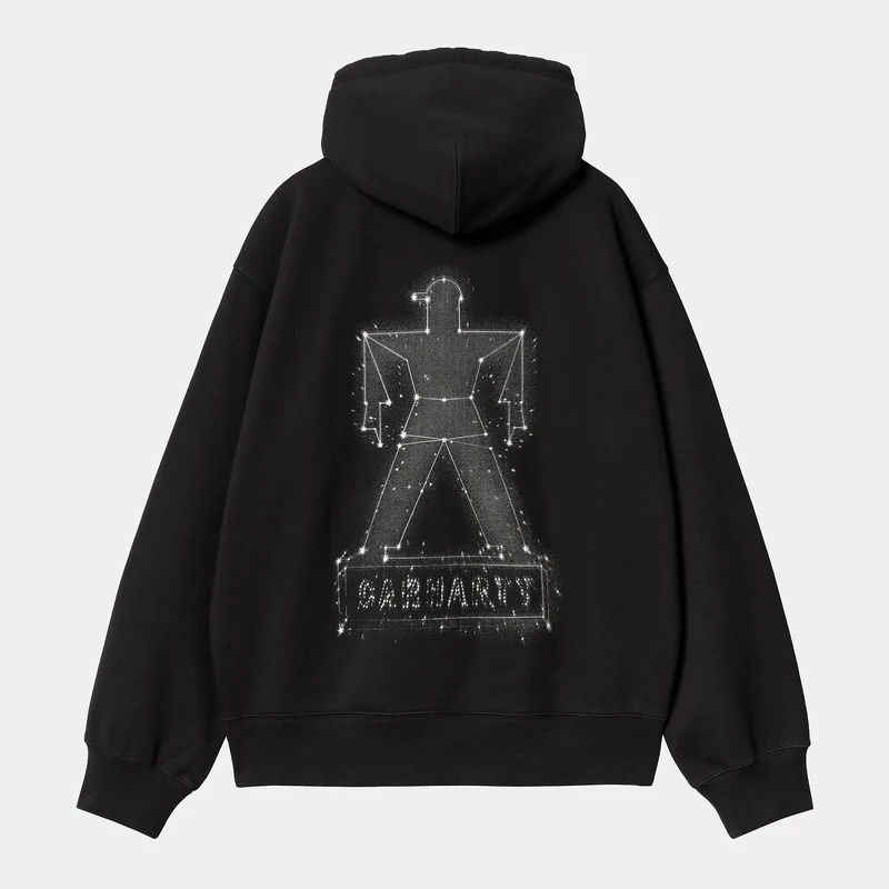 Carhartt WIP Stargazer Hoodie für Herren - Schwarz / Weiß