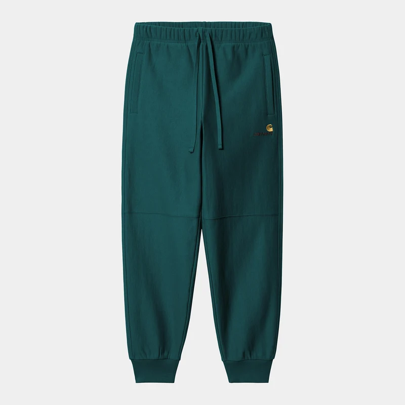 Carhartt WIP Herren American Script Jogginghose - Malachit