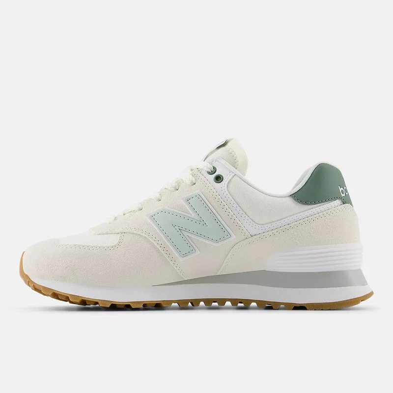 New Balance Damen 574 Fashion Sneakers - Meersalz / Neue Fichte