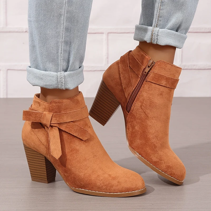 Lea | Elegante Und Moderne Stiefeletten Mit Schleifen-Detail