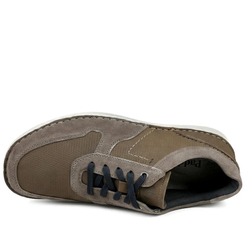 Padders Leather Wide Fit Lace Up Shoes - PADPARK43512 / 328 902 - Brown