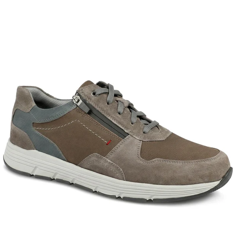 Padders Leather Zip & Lace Fasten Trainers - PADPARK43508 / 328 900