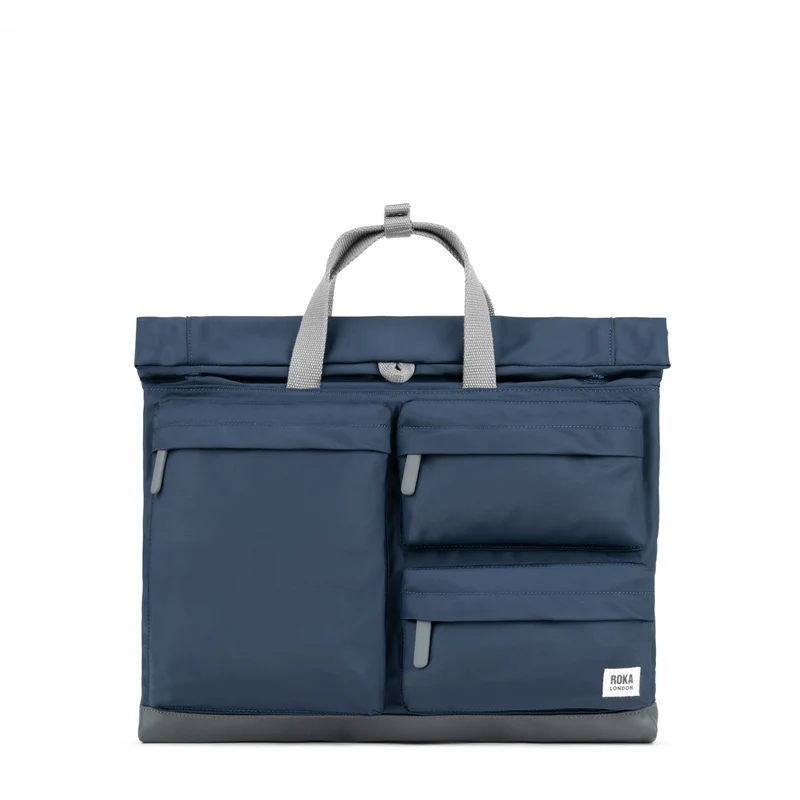ROKA Blackfriars M Midnight Tasche aus recyceltem Canvas