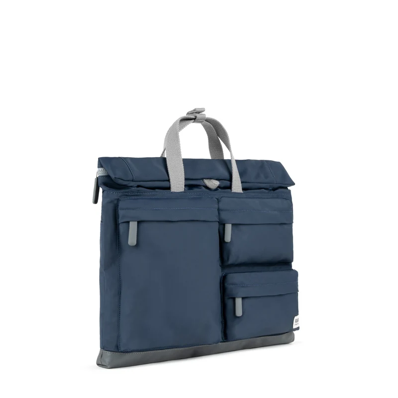 ROKA Blackfriars M Midnight Tasche aus recyceltem Canvas