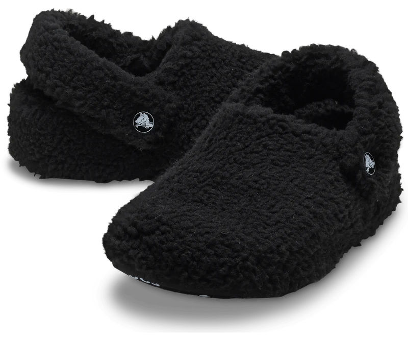 CROCS Cozzzy Slipper für Kinder - Schwarz