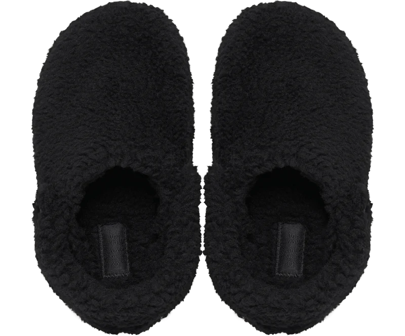 CROCS Cozzzy Slipper für Kinder - Schwarz