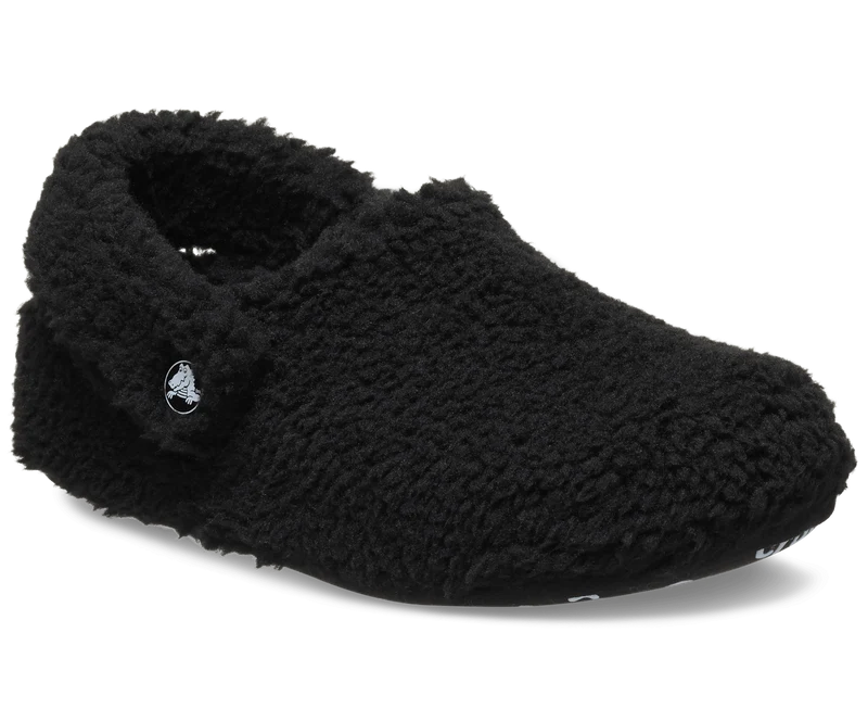 CROCS Cozzzy Slipper für Kinder - Schwarz