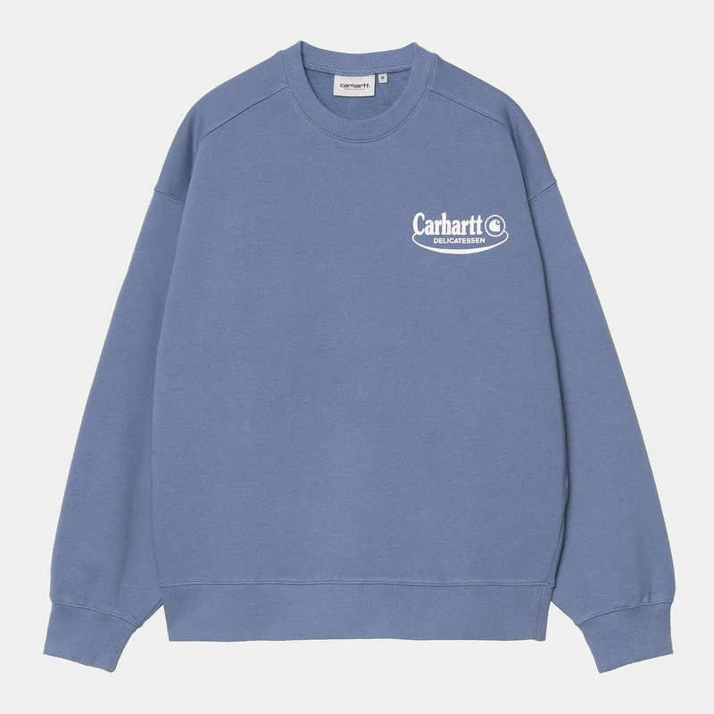 Carhartt WIP Herren Katalog Sweatshirt - Blaue Iris
