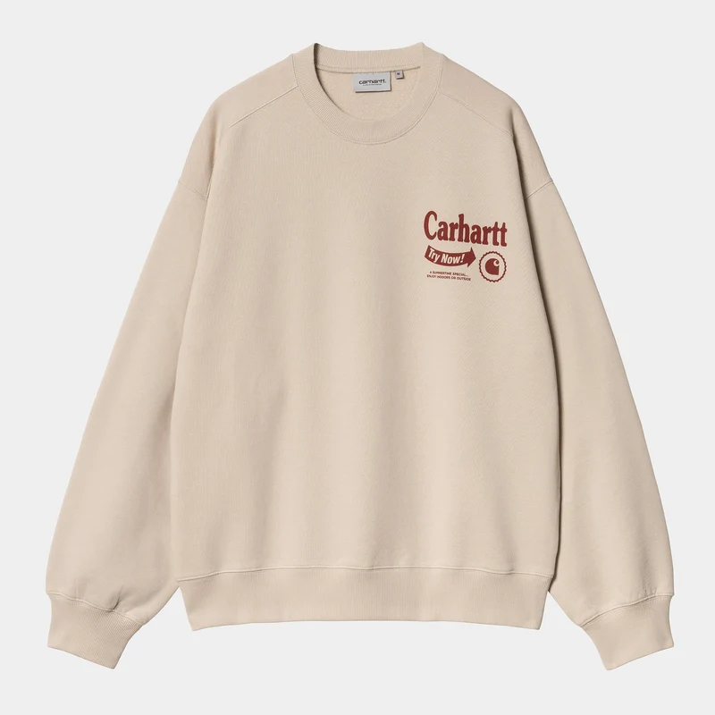 Carhartt WIP Herren-Katalog-Sweatshirt – Fleur Del Sel