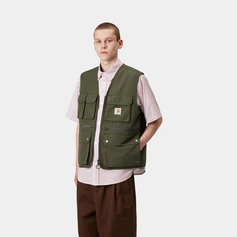 Carhartt WIP Herren Irwin Weste - Schildkrötengrün