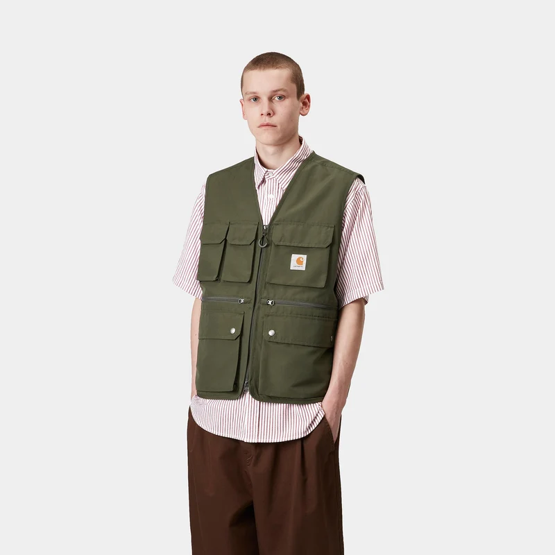 Carhartt WIP Herren Irwin Weste - Schildkrötengrün