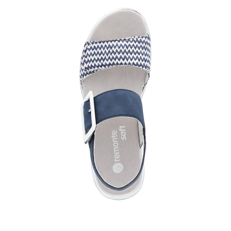 Remonte Damenmode-Sandale – Blau