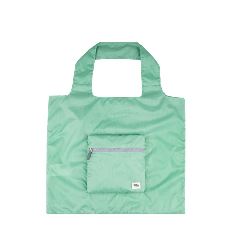 ROKA Borough Mittelgroße Tasche aus recyceltem Nylon-Ripstop – Matcha