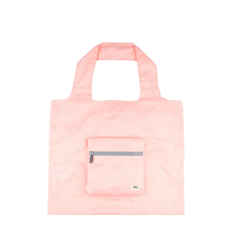 ROKA Borough Medium Tasche aus recyceltem Nylon-Ripstop – Englische Rose